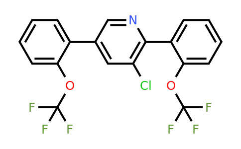 1261754-39-5 | 2,5-Bis(2-(trifluoromethoxy)phenyl)-3-chloropyridine