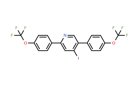 1261754-69-1 | 2,5-Bis(4-(trifluoromethoxy)phenyl)-4-iodopyridine