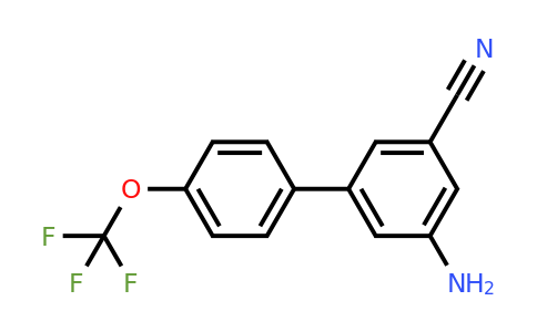 1261754-70-4 | 5-Amino-3-cyano-4'-(trifluoromethoxy)biphenyl