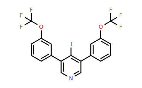 1261754-81-7 | 3,5-Bis(3-(trifluoromethoxy)phenyl)-4-iodopyridine