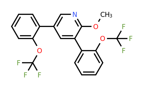1261754-87-3 | 3,5-Bis(2-(trifluoromethoxy)phenyl)-2-methoxypyridine