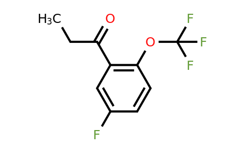 1261754-90-8 | 5'-Fluoro-2'-(trifluoromethoxy)propiophenone