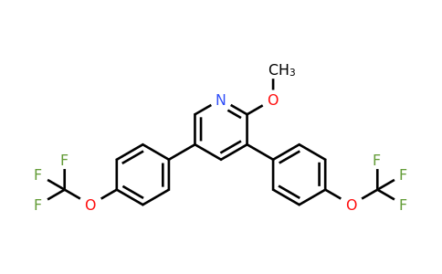 1261754-97-5 | 3,5-Bis(4-(trifluoromethoxy)phenyl)-2-methoxypyridine