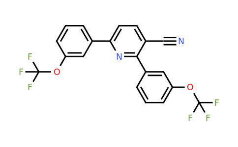 1261755-30-9 | 2,6-Bis(3-(trifluoromethoxy)phenyl)nicotinonitrile