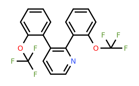 1261755-40-1 | 2,3-Bis(2-(trifluoromethoxy)phenyl)pyridine