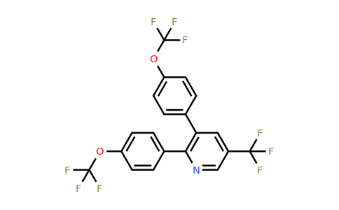 1261755-98-9 | 2,3-Bis(4-(trifluoromethoxy)phenyl)-5-(trifluoromethyl)pyridine