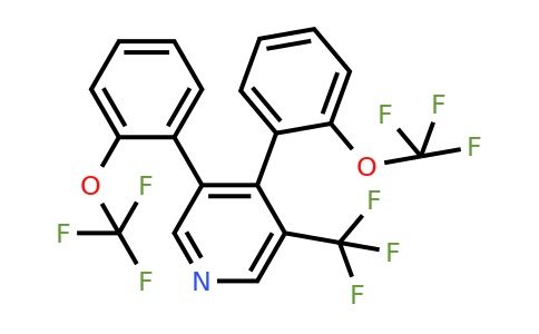 1261756-05-1 | 3,4-Bis(2-(trifluoromethoxy)phenyl)-5-(trifluoromethyl)pyridine