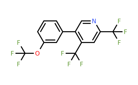 1261756-31-3 | 2,4-Bis(trifluoromethyl)-5-(3-(trifluoromethoxy)phenyl)pyridine