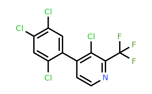 1261756-34-6 | 3-Chloro-4-(2,4,5-trichlorophenyl)-2-(trifluoromethyl)pyridine