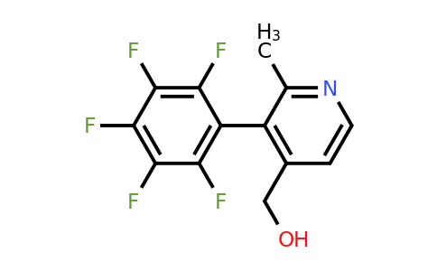 2-Methyl-3-(perfluorophenyl)pyridine-4-methanol