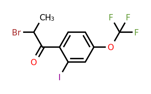 1261757-93-0 | 2-Bromo-2'-iodo-4'-(trifluoromethoxy)propiophenone