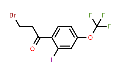 1261757-96-3 | 3-Bromo-2'-iodo-4'-(trifluoromethoxy)propiophenone