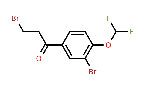1261759-23-2 | 3,3'-Dibromo-4'-(difluoromethoxy)propiophenone