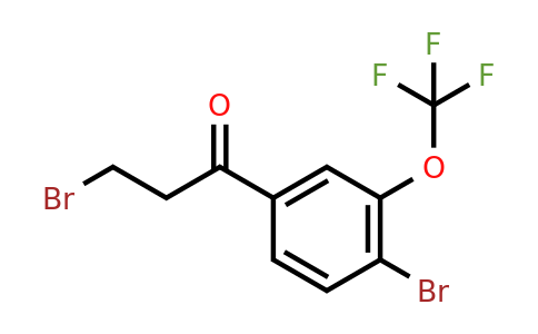1261759-57-2 | 3,4'-Dibromo-3'-(trifluoromethoxy)propiophenone