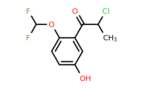 1261759-66-3 | 2-Chloro-2'-(difluoromethoxy)-5'-hydroxypropiophenone