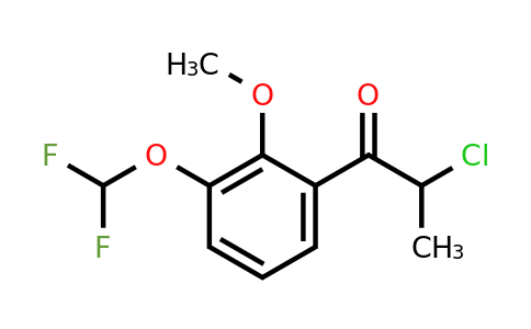 1261759-80-1 | 2-Chloro-3'-(difluoromethoxy)-2'-methoxypropiophenone
