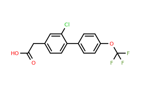 1261759-84-5 | 2-Chloro-4'-(trifluoromethoxy)biphenyl-4-acetic acid