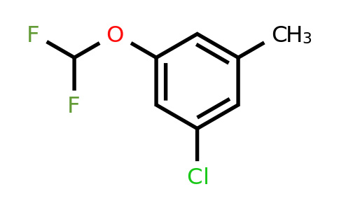 1261760-03-5 | 3-Chloro-5-(difluoromethoxy)toluene