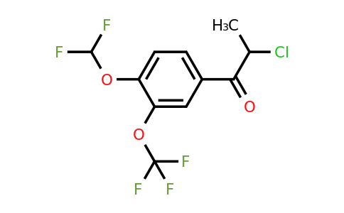 1261760-08-0 | 2-Chloro-4'-(difluoromethoxy)-3'-(trifluoromethoxy)propiophenone