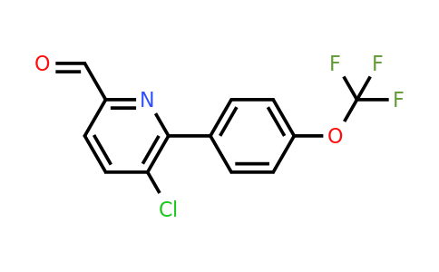1261760-53-5 | 5-Chloro-6-(4-(trifluoromethoxy)phenyl)picolinaldehyde
