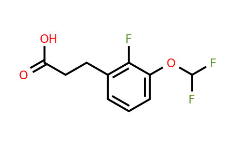 1261760-57-9 | 3-(3'-(Difluoromethoxy)-2'-fluorophenyl)propionic acid