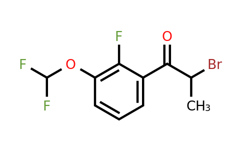 1261760-72-8 | 2-Bromo-2'-fluoro-3'-(difluoromethoxy)propiophenone