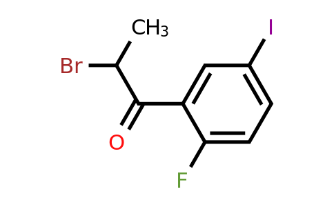 1261760-88-6 | 2-Bromo-2'-fluoro-5'-iodopropiophenone