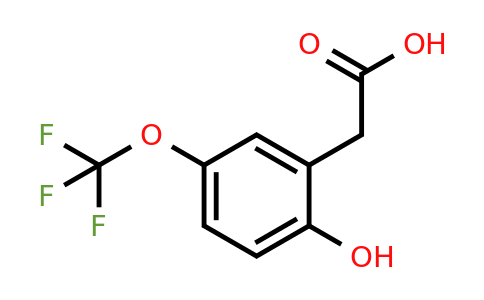 1261761-01-6 | 2-Hydroxy-5-(trifluoromethoxy)phenylacetic acid