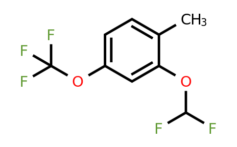 1261761-10-7 | 2-(Difluoromethoxy)-4-(trifluoromethoxy)toluene