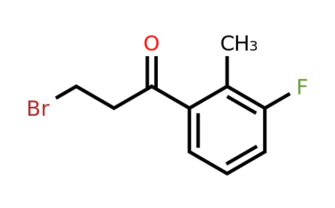 1261761-25-4 | 3-Bromo-3'-fluoro-2'-methylpropiophenone