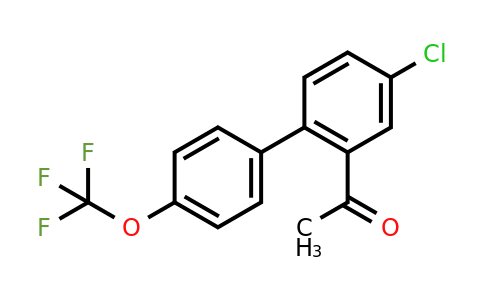 1261762-58-6 | 1-(4-Chloro-4'-(trifluoromethoxy)biphenyl-2-yl)-ethanone