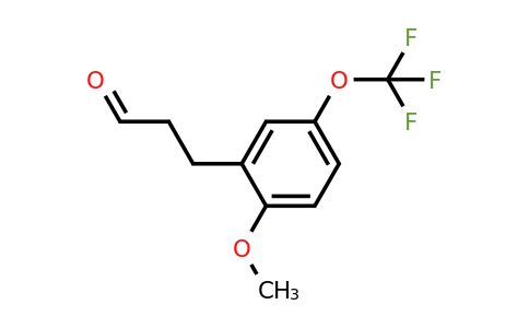 1261762-66-6 | 3-(2'-Methoxy-5'-(trifluoromethoxy)phenyl)propionaldehyde