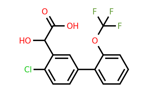 1261762-69-9 | (4-Chloro-2'-(trifluoromethoxy)biphenyl-3-yl)-hydroxyacetic acid