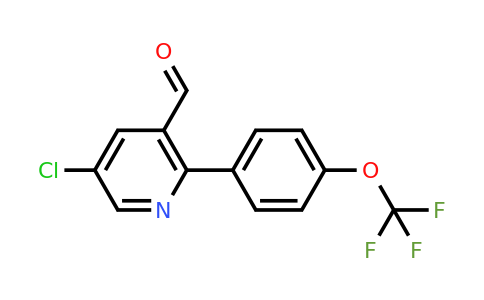 1261762-76-8 | 5-Chloro-2-(4-(trifluoromethoxy)phenyl)nicotinaldehyde