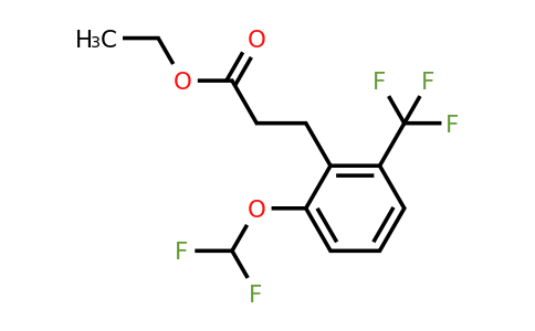1261762-77-9 | Ethyl 3-(2'-(difluoromethoxy)-6'-(trifluoromethyl)phenyl)propionate