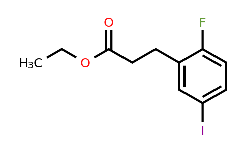 1261762-90-6 | Ethyl 3-(2'-fluoro-5'-iodophenyl)propionate