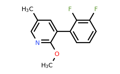 3-(2,3-Difluorophenyl)-2-methoxy-5-methylpyridine