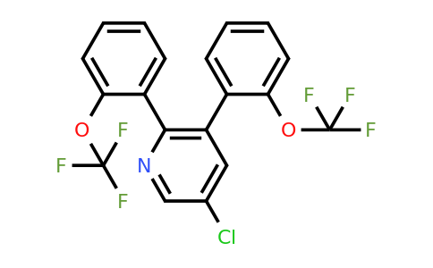 1261763-11-4 | 2,3-Bis(2-(trifluoromethoxy)phenyl)-5-chloropyridine