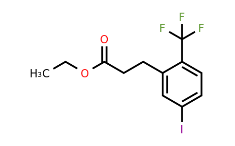 1261763-12-5 | Ethyl 3-(5'-iodo-2'-(trifluoromethyl)phenyl)propionate