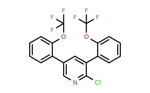 1261763-13-6 | 3,5-Bis(2-(trifluoromethoxy)phenyl)-2-chloropyridine
