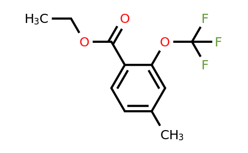 1261763-15-8 | Ethyl 4-methyl-2-(trifluoromethoxy)benzoate