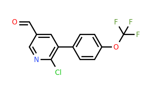 1261763-16-9 | 6-Chloro-5-(4-(trifluoromethoxy)phenyl)nicotinaldehyde