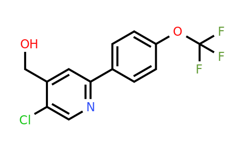 1261763-52-3 | 5-Chloro-2-(4-(trifluoromethoxy)phenyl)pyridine-4-methanol