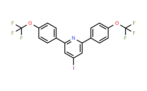 1261763-64-7 | 2,6-Bis(4-(trifluoromethoxy)phenyl)-4-iodopyridine