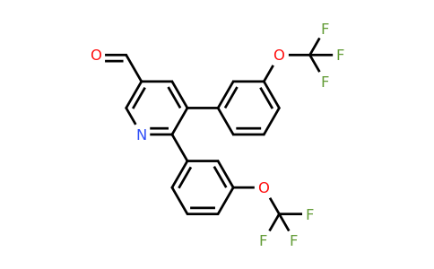 1261763-77-2 | 5,6-Bis(3-(trifluoromethoxy)phenyl)nicotinaldehyde