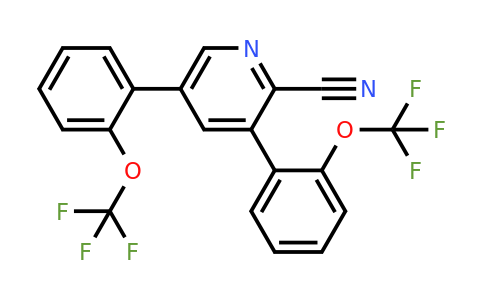 1261763-88-5 | 3,5-Bis(2-(trifluoromethoxy)phenyl)picolinonitrile