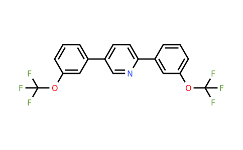 1261763-90-9 | 2,5-Bis(3-(trifluoromethoxy)phenyl)pyridine