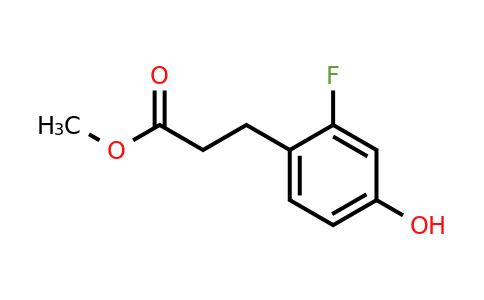 1261763-92-1 | Methyl 3-(2'-fluoro-4'-hydroxyphenyl)propionate