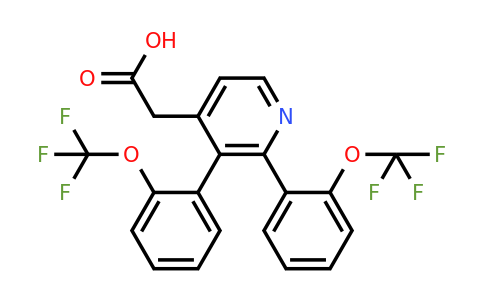 1261763-94-3 | 2,3-Bis(2-(trifluoromethoxy)phenyl)pyridine-4-acetic acid
