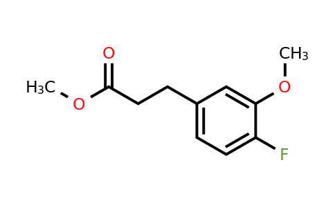 1261763-95-4 | Methyl 3-(4'-fluoro-3'-methoxyphenyl)propionate